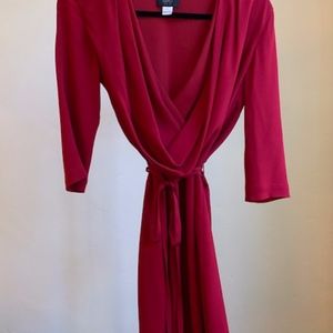 Cranberry Red DVF Exclusive for Barney's Dress